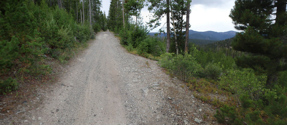 GDMBR: A couple miles to go to summit Continental Divide Pass #2.